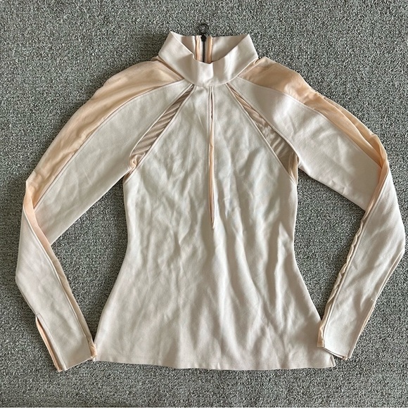 NWT Free People Nonarch‎ Mesh Inset Top OB655106 Size Small - Picture 3 of 7